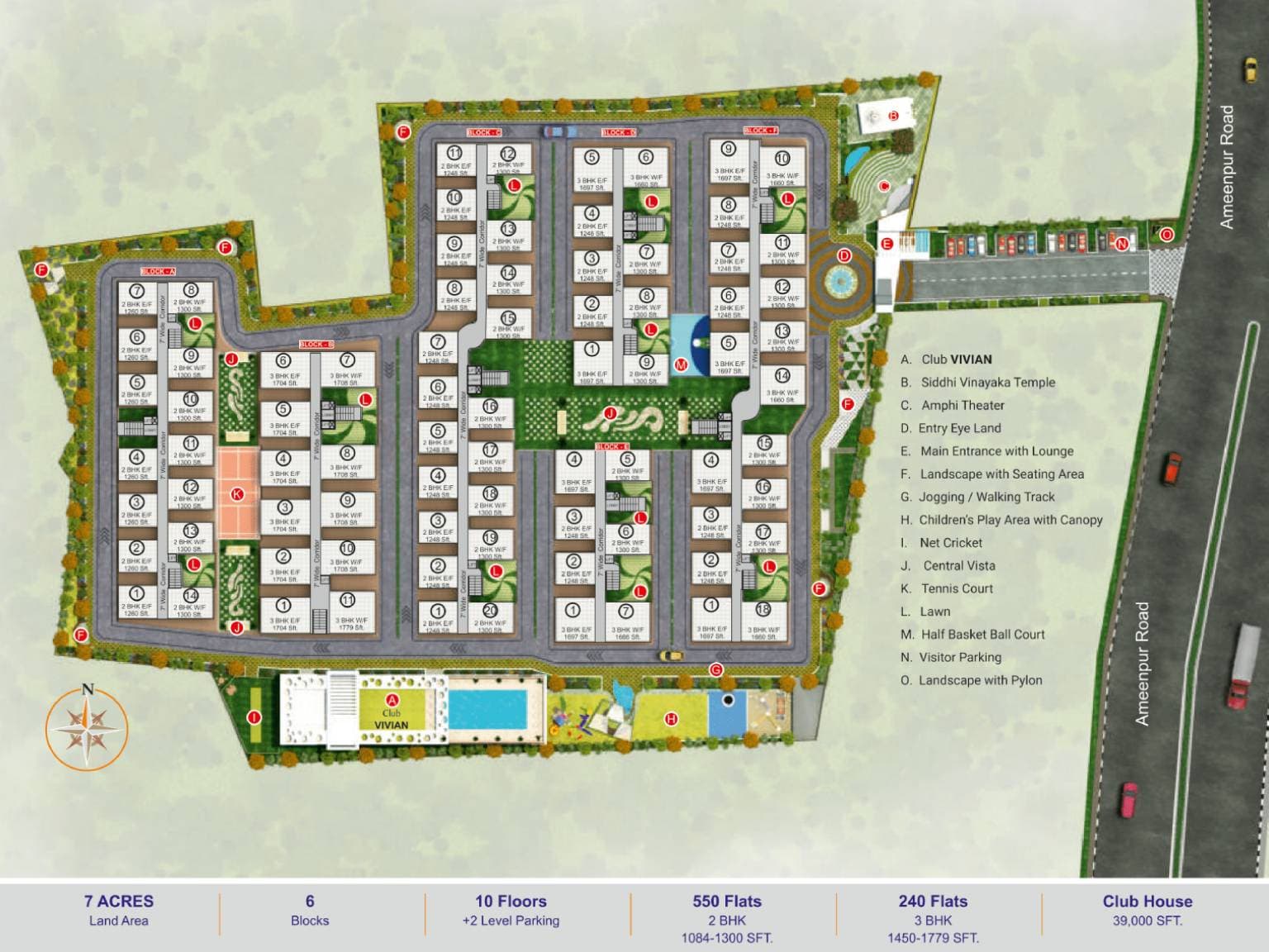 PRIDEWALLS VILLAS Site Layout